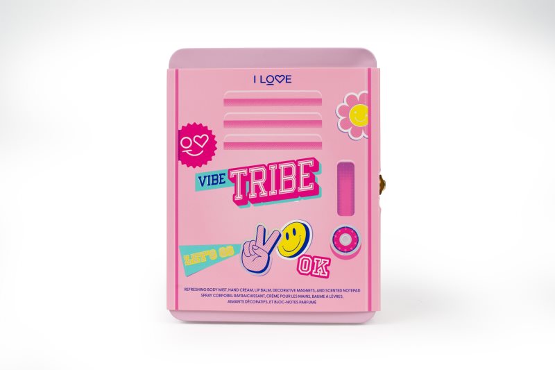 I Love Vibe Tribe set cadou cutie de metal