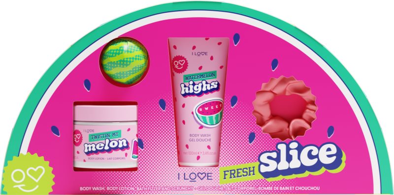 I Love Fresh Slice set cadou pentru baie