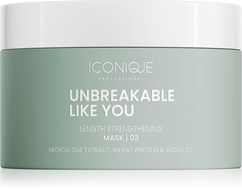 ICONIQUE Professional UNBREAKABLE LIKE YOU Length Strengthening masca pentru întărirea lungimilor de păr 200 ml
