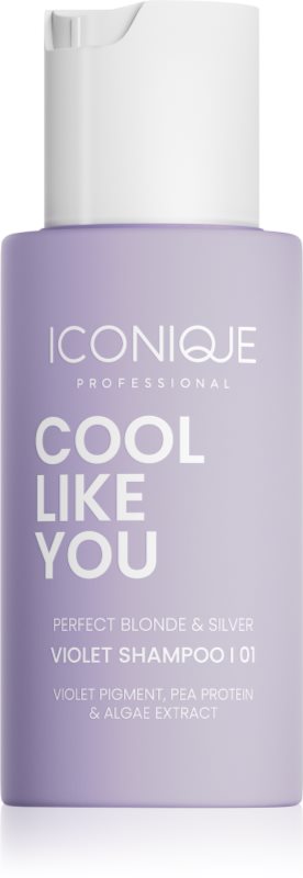 ICONIQUE Professional COOL LIKE YOU Perfect Blonde & Silver Violet șampon pentru neutralizarea tonurilor de galben