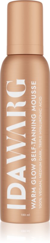 IDA WARG Beauty Self-Tanning Mousse Warm Glow spuma autobronzanta 150 ml