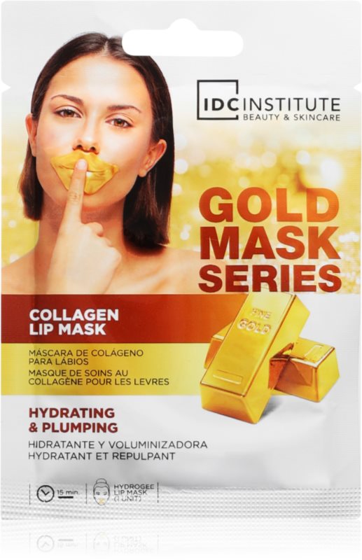 IDC Institute Gold Mask Series mască hidratantă pentru buze 8 g