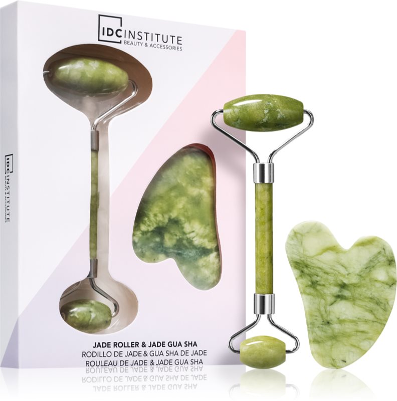 IDC Institute Jade accesoriu de masaj faciale 2 buc