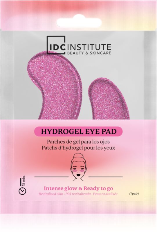 IDC Institute Glitter Eye Pink mască pentru zona ochilor 1 buc