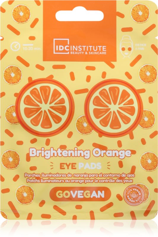 IDC Institute Go Vegan pernuțe din hidrogel cu efect regenerator pentru zona ochilor 6 ml