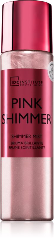 IDC Institute Shimmer Pink Body Mist cu particule stralucitoare 150 ml