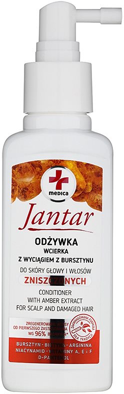 Ideepharm Medica Jantar conditioner spray pentru regenerare pentru par deteriorat 100 ml