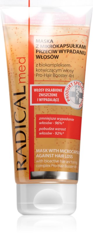 Ideepharm Radical Med Anti Hair Loss masca pentru regenerare impotriva caderii parului 200 ml