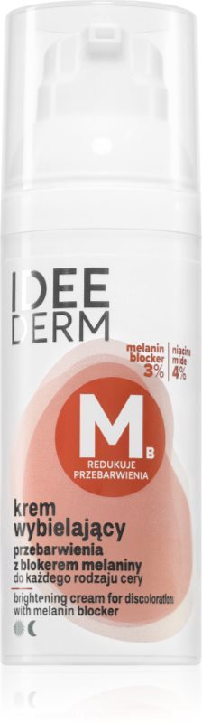 Ideepharm Idee Derm Brightening cream crema iluminatoare pentru fata si decolteu 50 ml