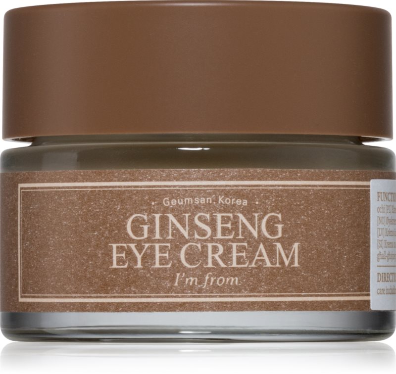 I'm from Ginseng cremă iluminatoare împotriva cearcănelor și a pungilor de sub ochi 30 g