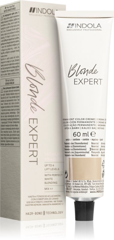 Indola Blond Expert Culoare permanenta pentru par pentru par blond