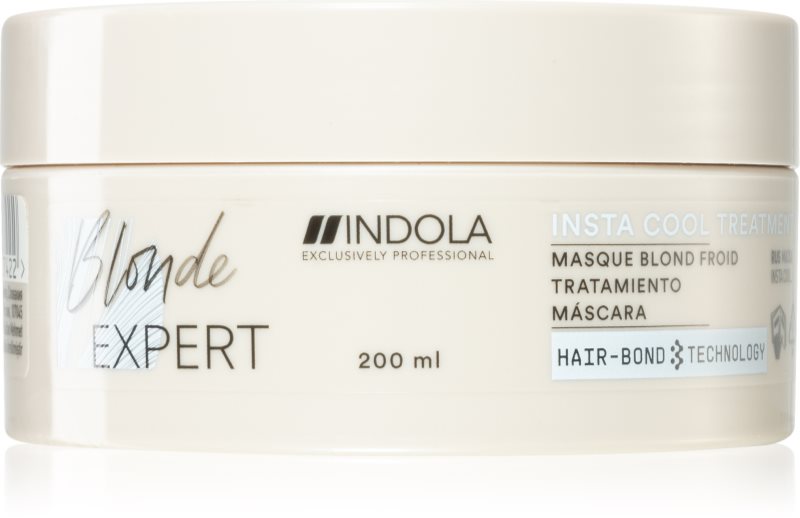 Indola Blond Expert Insta Cool masca de par hranitoare pentru nuante inchise de blond 200 ml