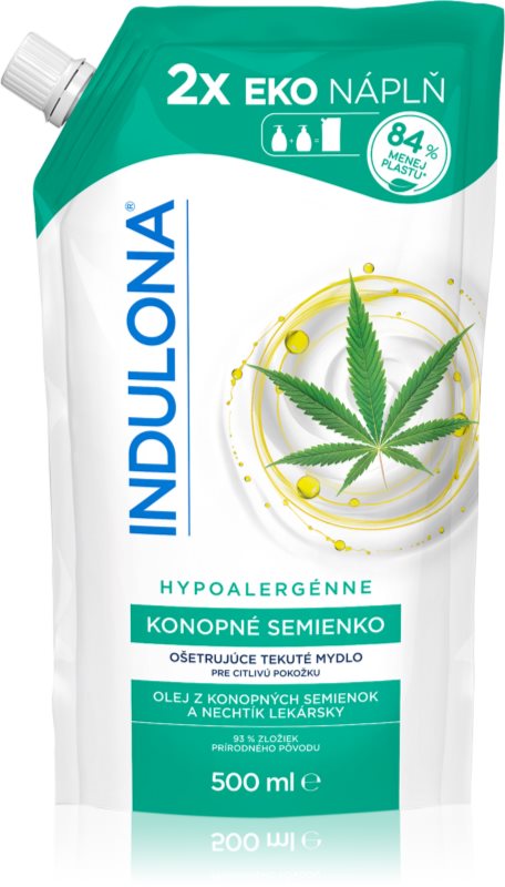 Indulona Hempseed săpun lichid rezervă 500 ml