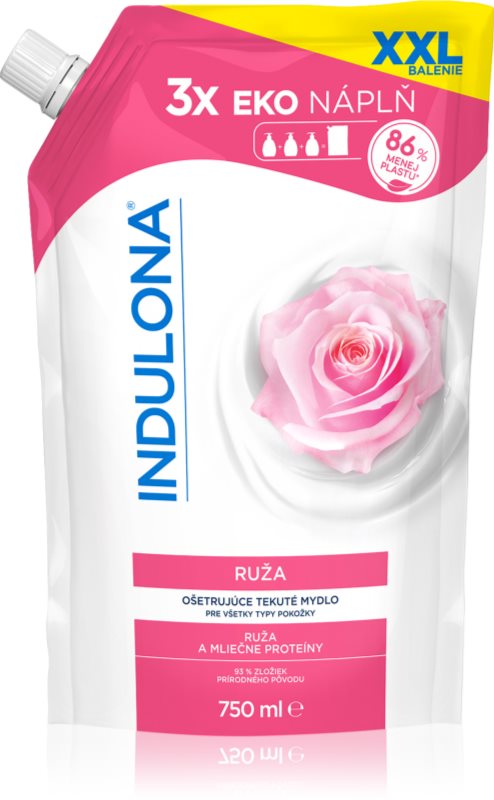 Indulona Rose Săpun lichid pentru mâini rezervă 750 ml