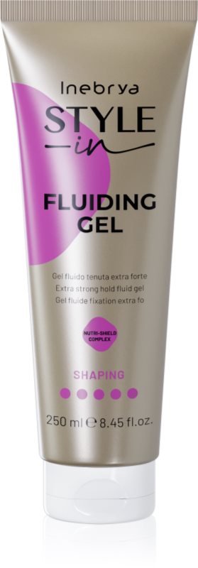 Inebrya Style-In Extreme Gel Fluid gel de par cu fixare foarte puternica 250 ml
