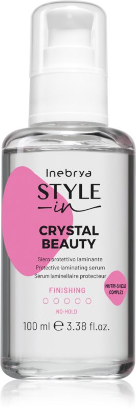 Inebrya Style-In Crystal Beauty protective fluid pentru un par stralucitor si catifelat 100 ml
