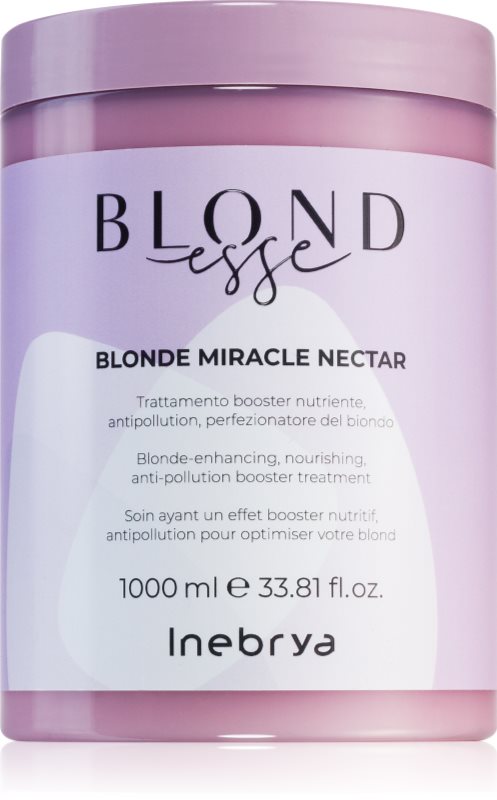 Inebrya BLONDesse Blonde Miracle Nectar tratament nutritiv in profunzime pentru par blond
