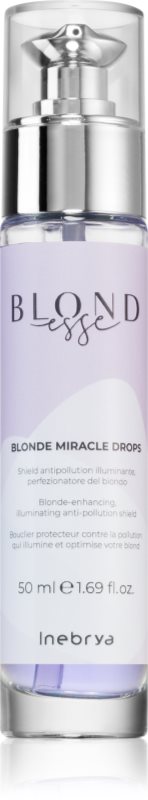 Inebrya BLONDesse Miracle Drops ulei pentru strălucire pentru par blond 50 ml