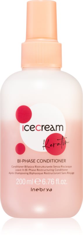 Inebrya Keratin balsam fara clatire in 2 faze cu keratina 200 ml