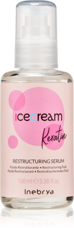 Inebrya Keratin Restructuring Serum ser regenerator pentru păr s keratinem 100 ml