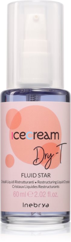Inebrya Ice Cream Dry-T Fluid Star cristale lichide pentru par uscat si vopsit 60 ml