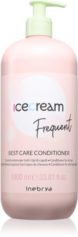 Inebrya Ice Cream Frequent Conditioner balsam pentru păr cu volum 1000 ml