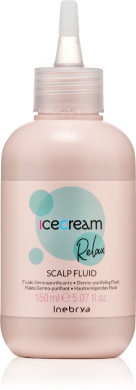 Inebrya Ice Cream Relax Scalp Fluid Pre-shampoo tratament pre-sampon na pokožku hlavy 150 ml