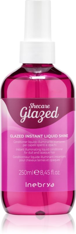 Inebrya Shecare Glazed Instant Liquid Conditioner balsam hidratant pentru un par stralucitor si catifelat 250 ml