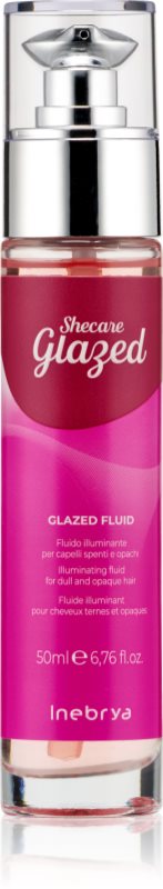 Inebrya Shecare Glazed Fluid ser cu efect iluminator pentru un par stralucitor si catifelat 50 ml