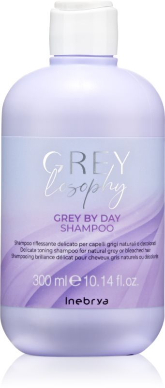 Inebrya Greylosophy Grey By Day Shampoo șampon nuanțator pentru par grizonat