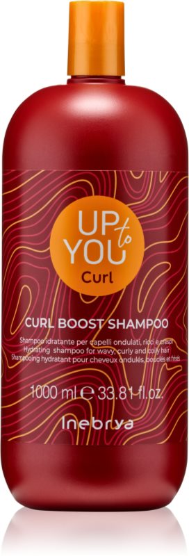 Inebrya Up To You Curl Boost Shampoo sampon hidratant pentru par ondulat si cret 1000 ml