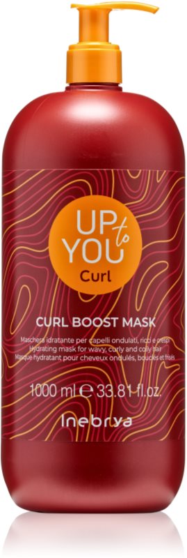 Inebrya Up To You Curl Boost Mask masca hidratanta pentru par ondulat si cret 1000 ml