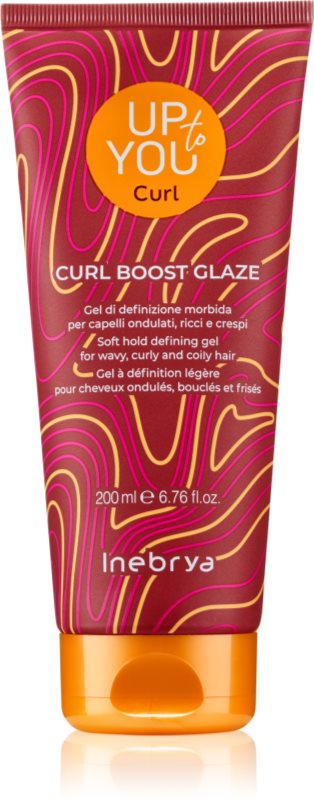 Inebrya Up To You Curl Boost Glaze gel pentru definire si modelare vln a kudrn 200 ml