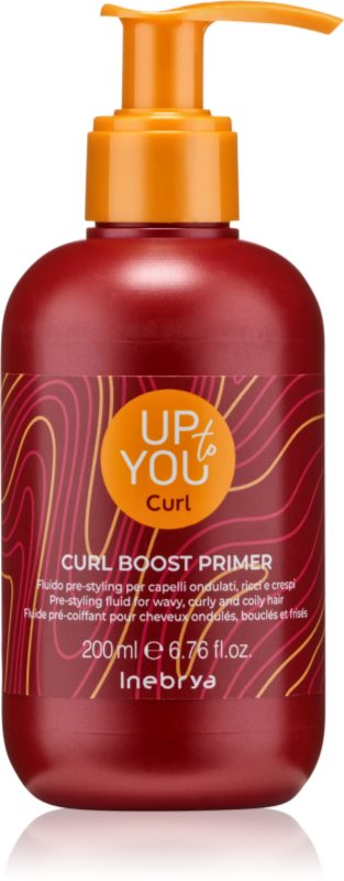 Inebrya Up To You Curl Boost Primer crema styling pentru par ondulat si cret 200 ml