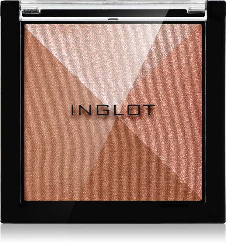 Inglot Multicolour System Highlighting & Bronzing Powder paleta bronzare si stralucire