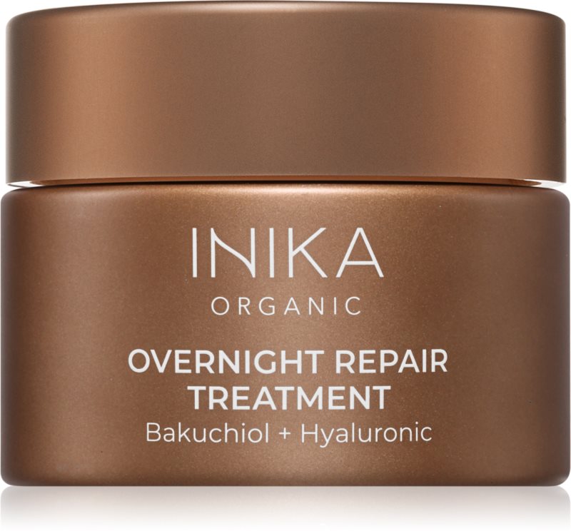 INIKA Organic Overnight Repair Treatment masca de noapte cu efect de regenerare pentru o hidratare intensa 50 ml