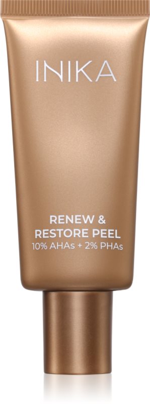 INIKA Organic Renew + Restore Peel Masca exfolianta ce ofera luminozitate Cu AHA Acizi 30 ml