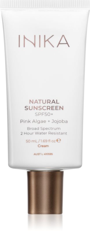 INIKA Organic Natural Sunscreen SPF 50+ cremă pentru plaja SPF 50+ 50 ml