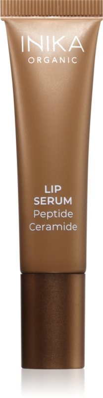 INIKA Organic Lip Serum Peptide + Ceramide ser pentru buze, cu efect de netezire cu ceramide 10 ml