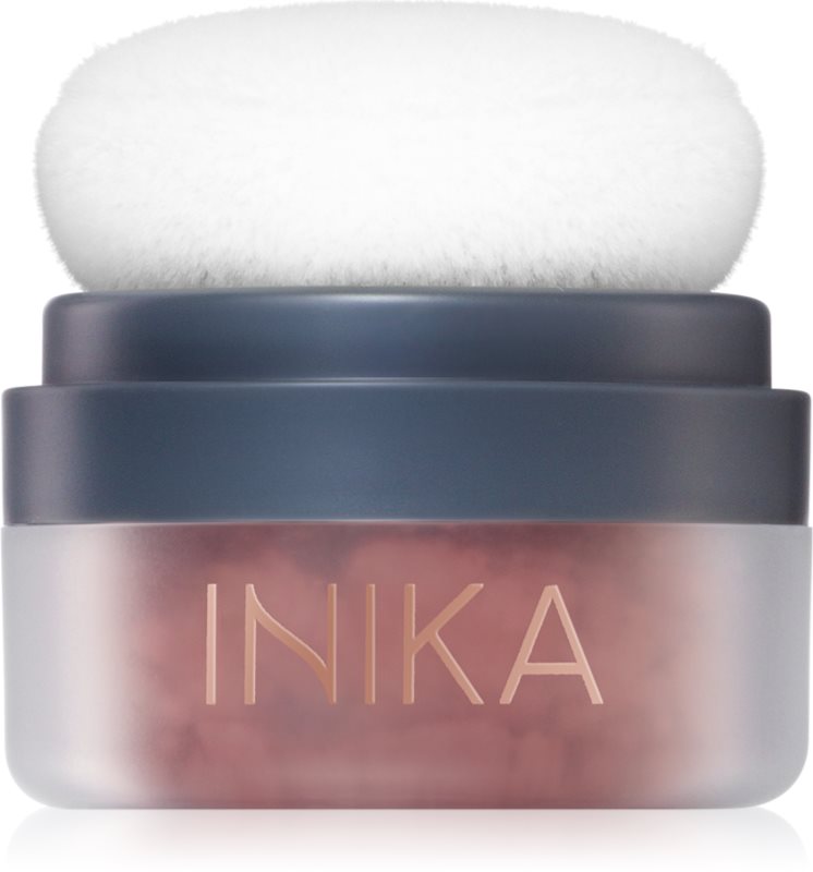INIKA Organic Puff Pot blush mineral pudră culoare Rosy Glow 3 g