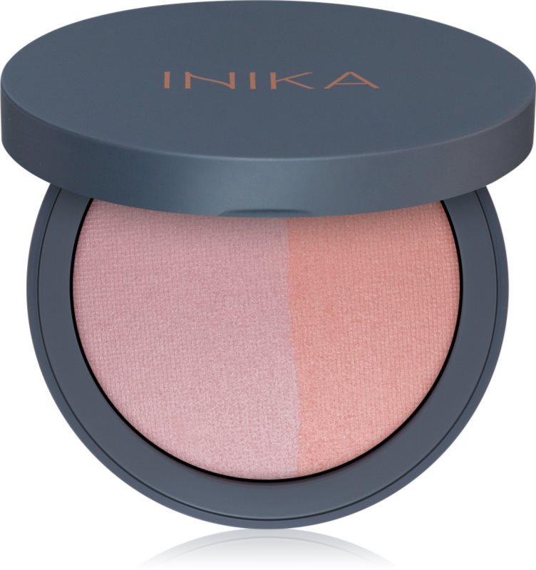 INIKA Organic Blush Duo fard de obraz in doua culori culoare Pink Tickle 6.5 g