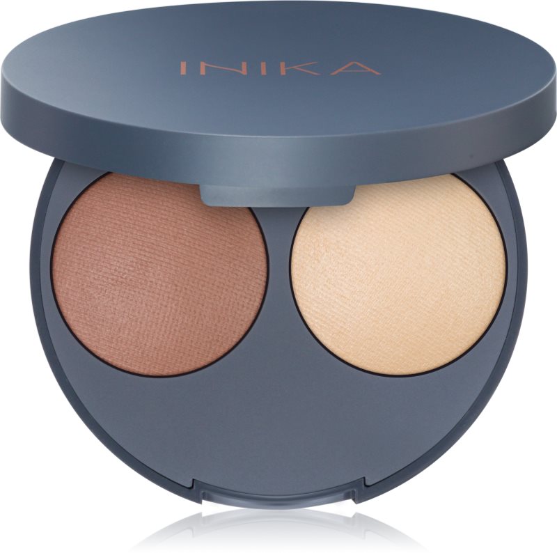 INIKA Organic Contour Duo pulbere de contur culoare Teak 5 g