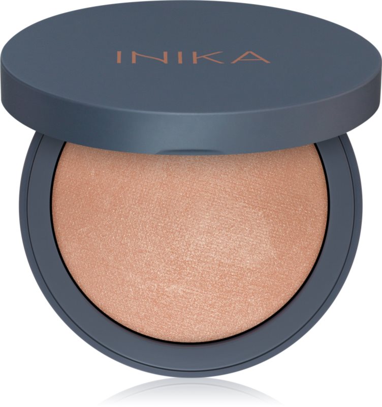 INIKA Organic Mineral Illuminisor Pudra compacta ce ofera luminozitate culoare Dewdrop 8 g