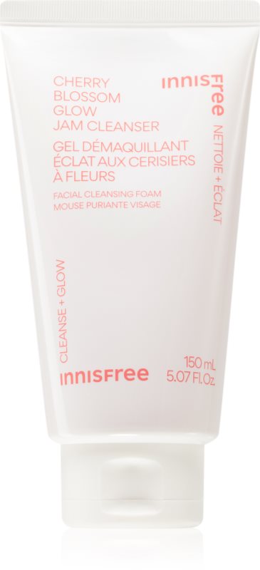 innisfree Cherry Blossom Glow Jam Cleanser gel hidratant de curatare pentru o piele mai luminoasa 150 ml