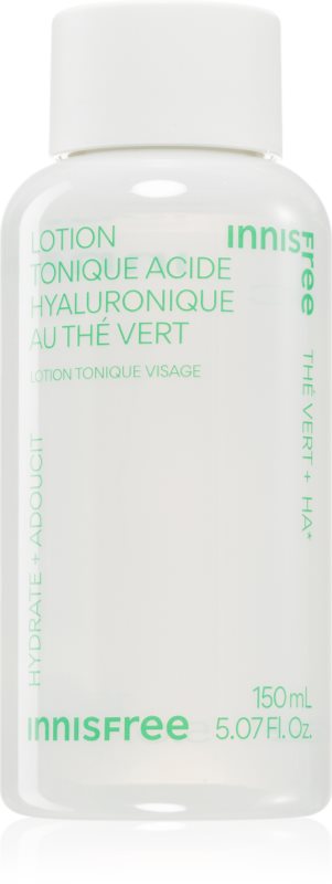 innisfree Green Tea Hyaluronic Toner tonic pentru hidratarea pielii pentru fortificarea barierei cutanate 150 ml