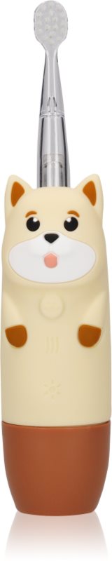 innoGIO GIOdog periuta de dinti cu ultrasunete pentru copii Brown 1 buc