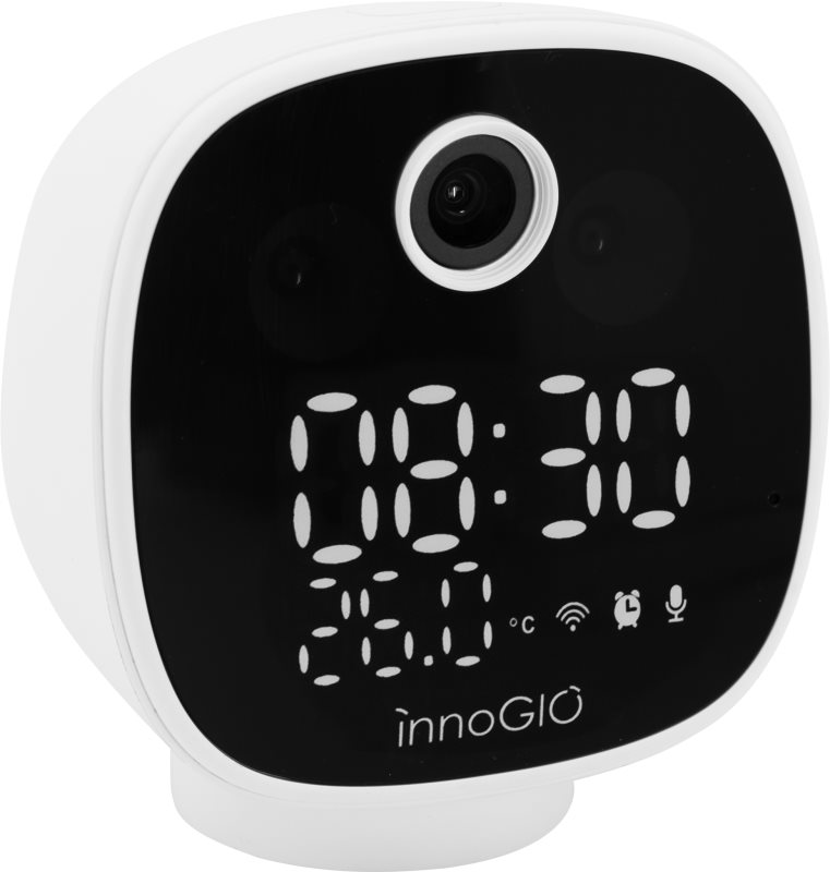 innoGIO GIOSafety Smart Clock cameră Smart Wi-fi pentru locuință 1 buc