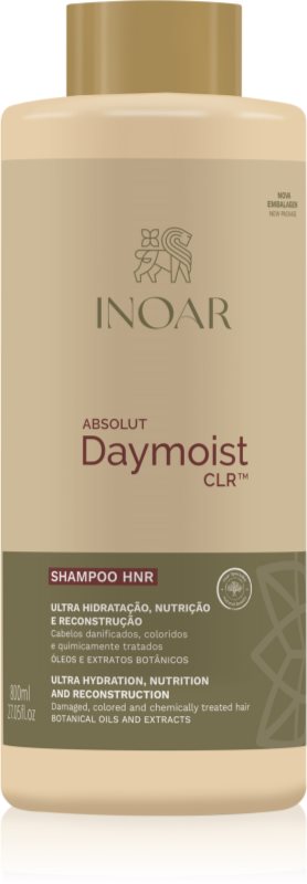 INOAR Absolut Daymoist CLR™ șampon intens hidratant pentru par uscat si vopsit