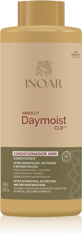 INOAR Absolut Daymoist Conditioner balsam hidratant pentru par degradat sau tratat chimic 800 ml