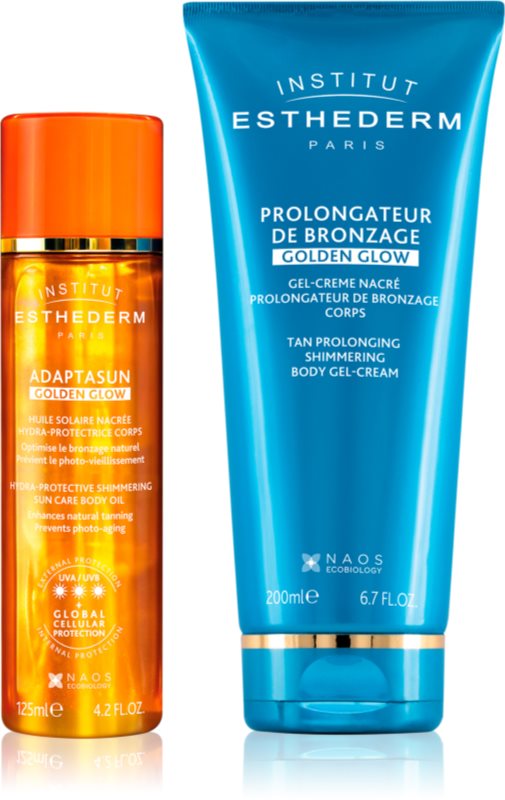 Institut Esthederm Adaptasun Golden Glow set pentru un bronz frumos și o piele sănătoasă